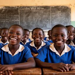 Students in a classroom